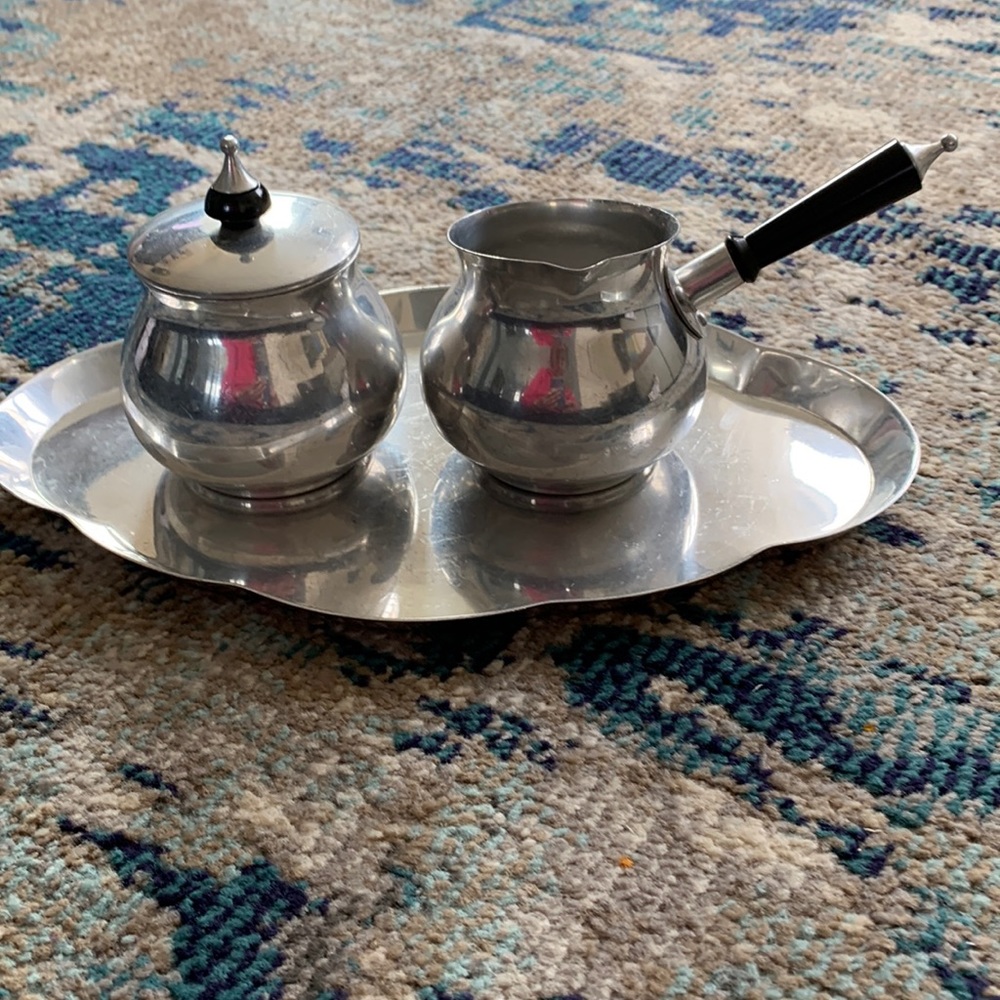 Metal Serving Set from Spain
